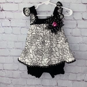 🌸Cach  Cach Bubble Romper Size 12 Months